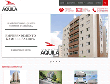 Tablet Screenshot of construtoraaquila.com